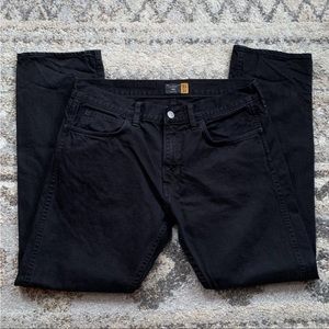 J. Crew 484 Black Denim Jeans 32x30